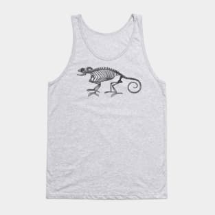 Chameleon Lizard Skeleton Tank Top